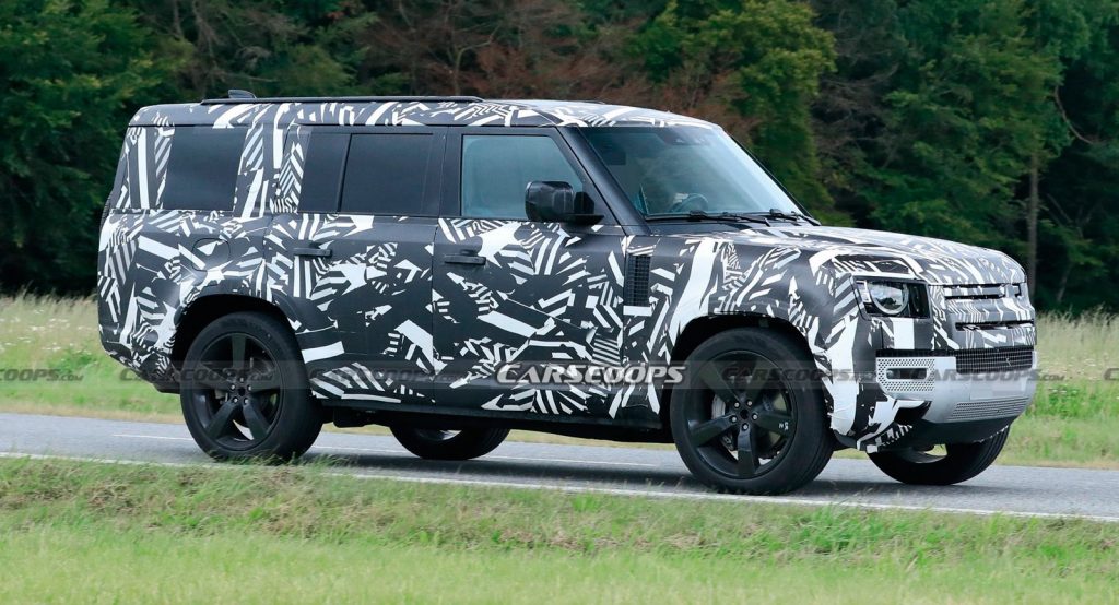  Land Rover’s Longer Defender 130 Spotted On Public Roads