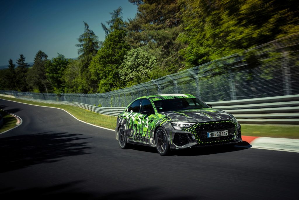 The 2022 Audi RS 3 Sedan Is Now The Fastest Compact On The Nurburgring ...