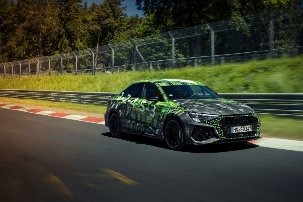 The 2022 Audi RS 3 Sedan Is Now The Fastest Compact On The Nurburgring ...