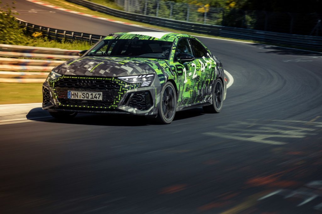 The 2022 Audi RS 3 Sedan Is Now The Fastest Compact On The Nurburgring ...