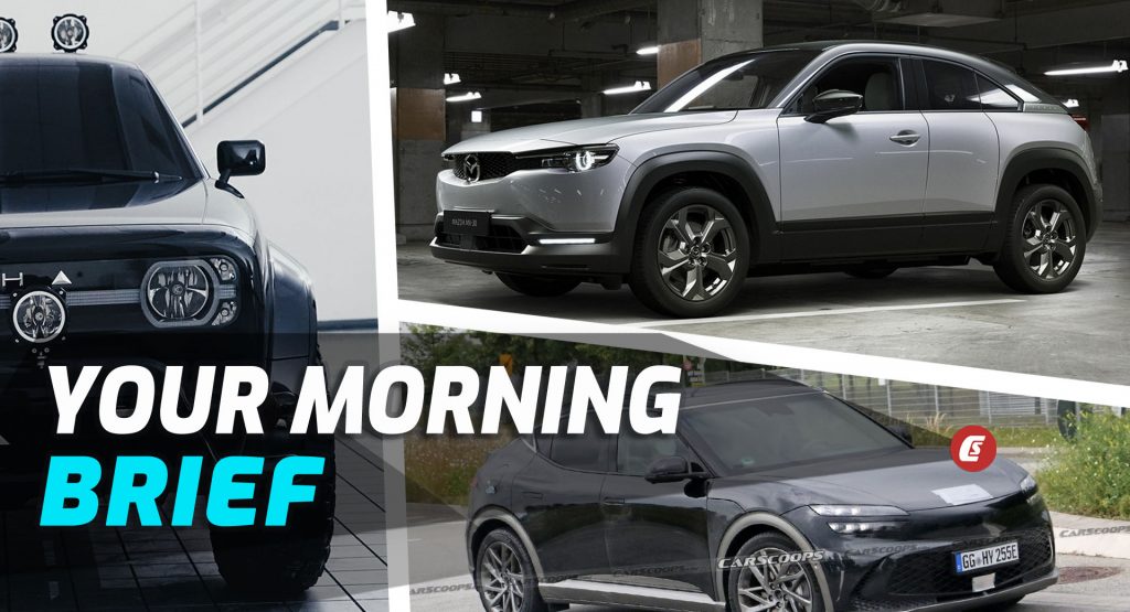  New 2021 Mazda MX-30 Arrives, First Shots Of The GV60 In The Metal, And Alpha Wolf Pickup: Your Morning Brief