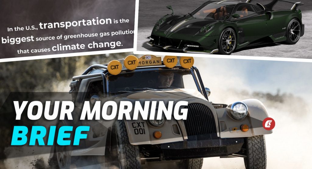  Morgan Goes Off-Road, Pagani Has A New Special Edition, EPA Calls For Stricter Fuel Economy Standards: Your Morning Brief