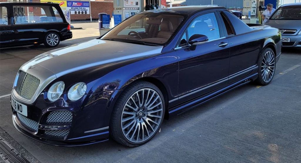  Someone Converted A Bentley Flying Spur Into The World’s Poshest Pickup Truck