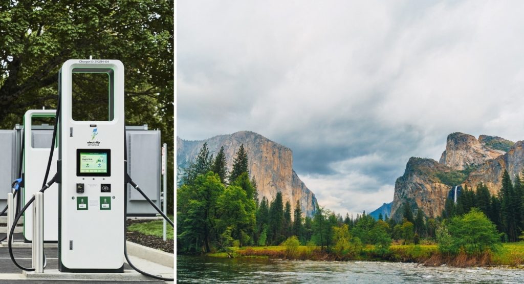  Electrify America Installs DC Fast-Charging Station Near Yosemite National Park