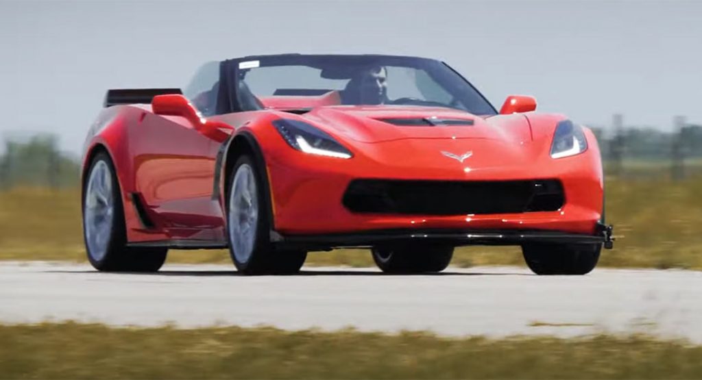  Hennessey’s 850 HP C7 Corvette Z06 Convertible Is An Absolute Animal