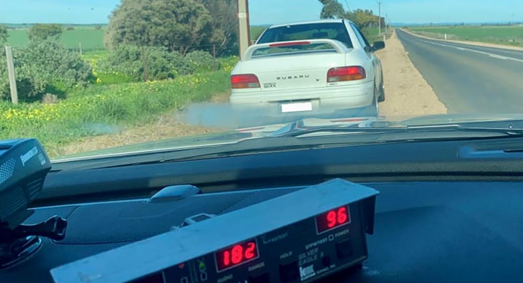  80-Year-Old Man Nabbed Doing Nearly Double The Speed Limit In His Subaru WRX