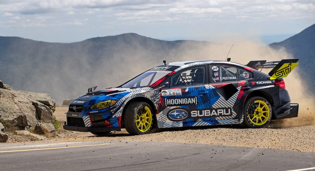  Subaru Sets New Mt. Washington Hillclimb Record With Travis Pastrana At The Wheel