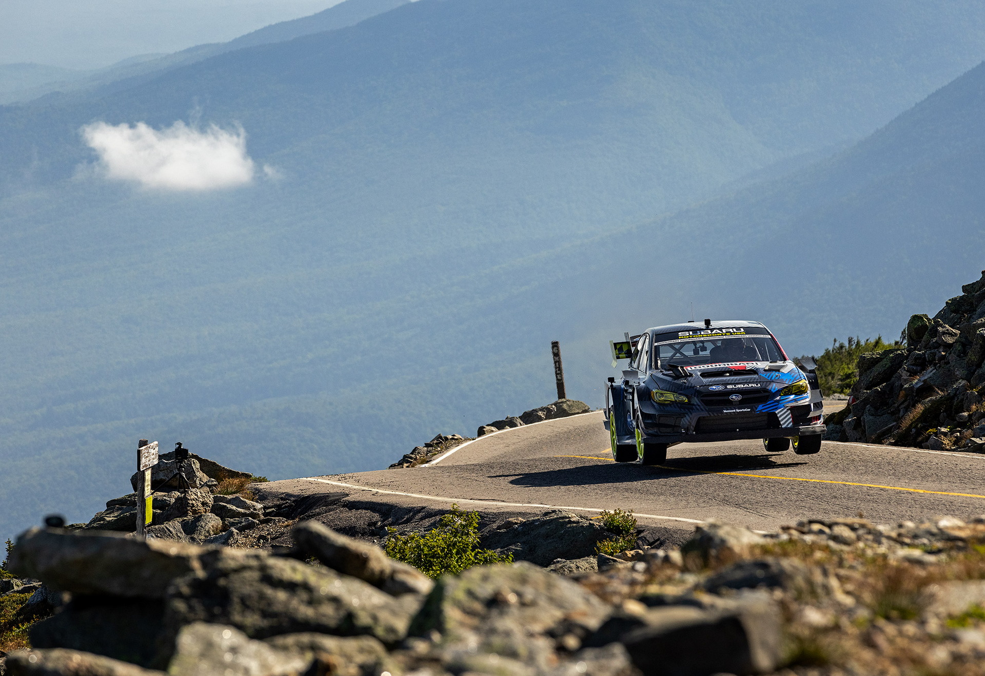 Subaru Sets New Mt. Washington Hillclimb Record With Travis Pastrana At