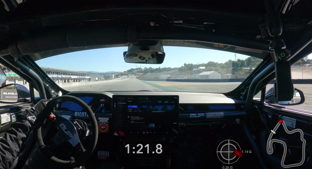  Go Behind The Wheel Of The Tesla Model S Plaid’s Blistering Laguna Seca Lap