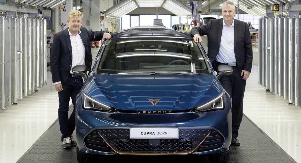  Aw, Cupra’s First Born EV Has Rolled Off The Line At Zwickau