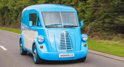 The Deliciously Retro Morris JE Electric Van Makes Its Public Debut ...