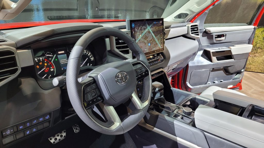 We Check Out The Tundra’s All-New 14-Inch Infotainment System | Carscoops