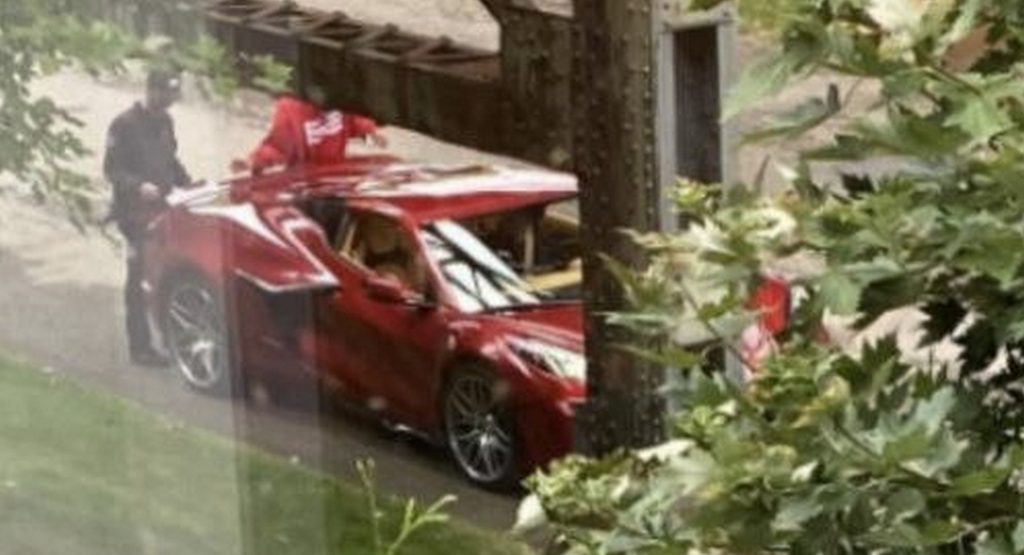  2023 Corvette Z06 Caught Shooting A Commercial Before Official Release