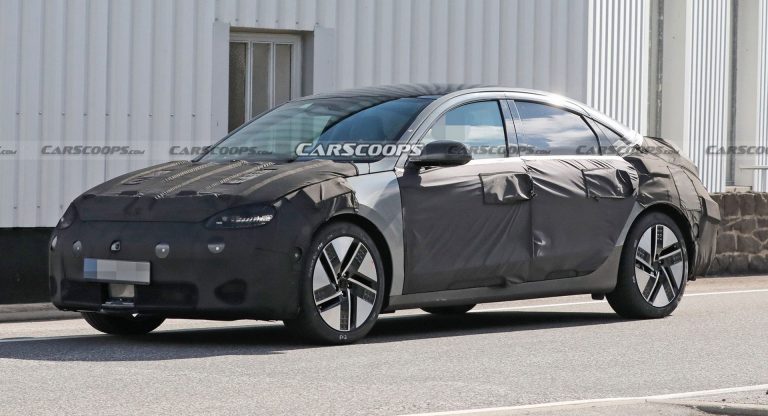 2023 Hyundai Ioniq 6 Spied Looking Like An Electric Four-Door Coupe For ...