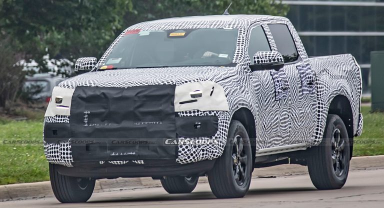 2023 VW Amarok Based On New Ranger Spotted Testing At Ford's Proving ...