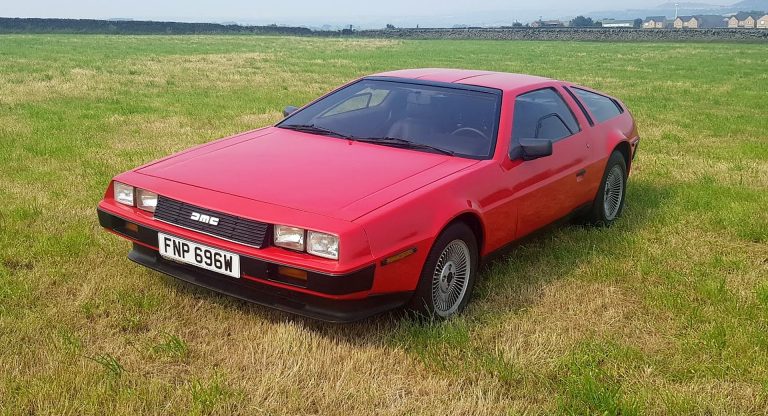 For $37,000, You Can Ride This Rare Red-Painted DeLorean All The Way ...