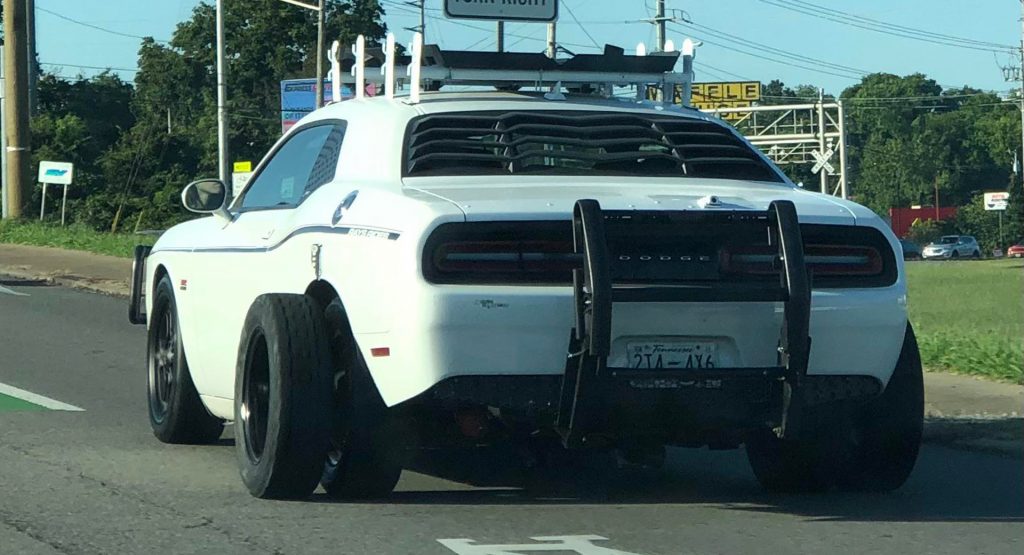  This Dually Dodge Challenger Could Audition For A Mad Max Film