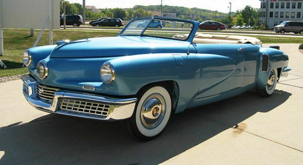 Vanderbilt Cup Races - Blog - Tucker 48 replica movie prop car sells for  $100,000