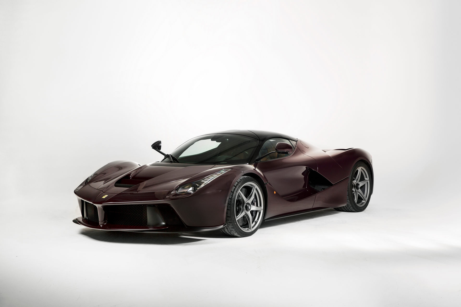 Special Order LaFerrari Painted In A Deep Red Wine Finish Is An Eye ...