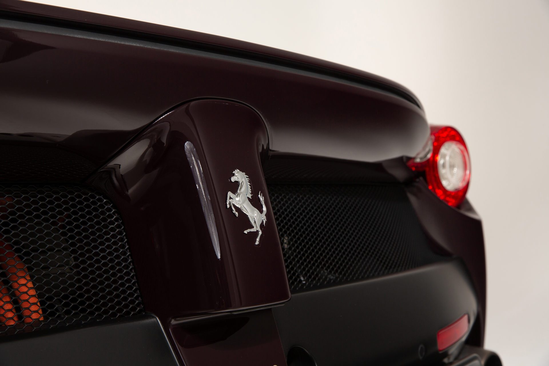 Special Order LaFerrari Painted In A Deep Red Wine Finish Is An Eye ...