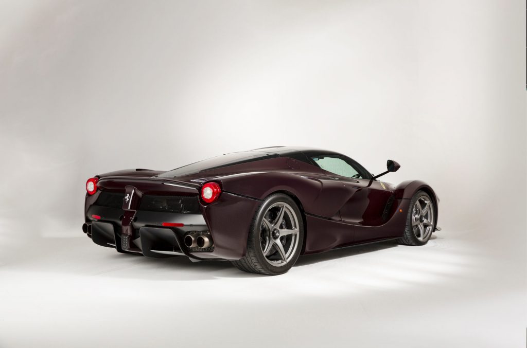 Special Order LaFerrari Painted In A Deep Red Wine Finish Is An Eye ...