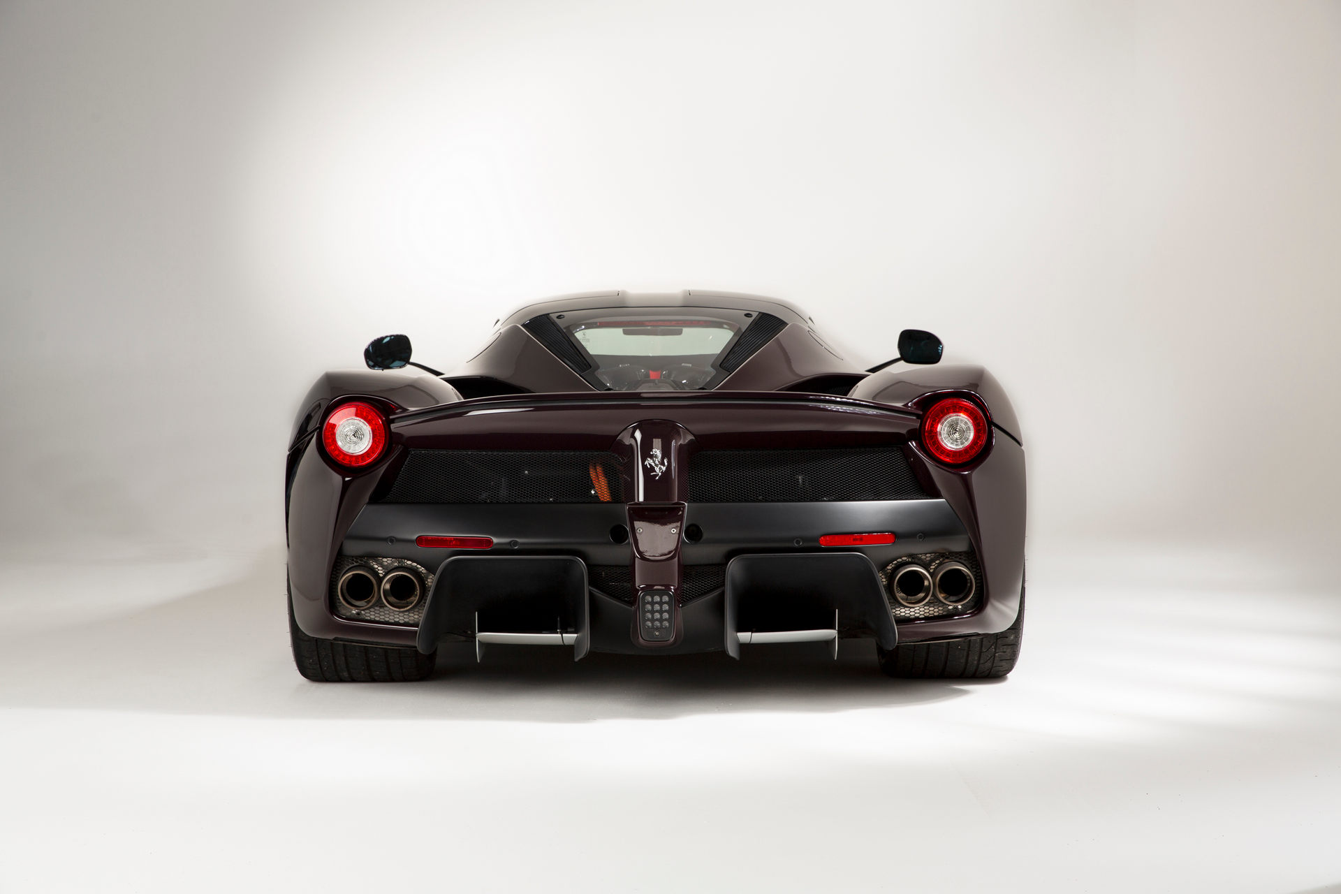 Special Order LaFerrari Painted In A Deep Red Wine Finish Is An Eye ...