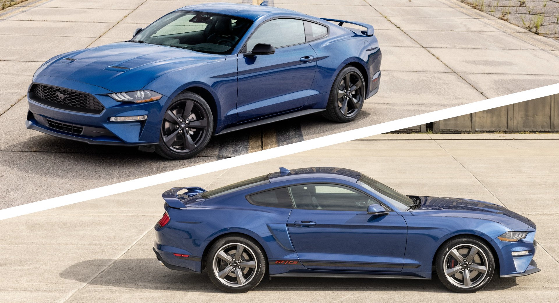 Ford Mustang GT California Special Cabrio - Cabrio/Roadster - Blau