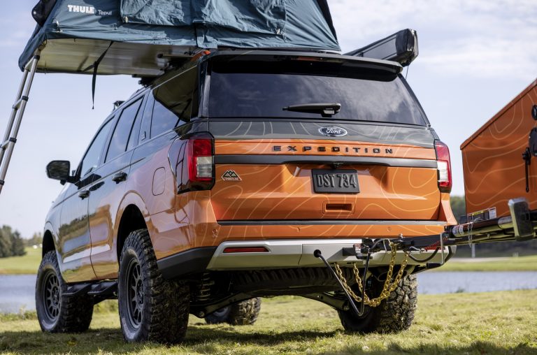 Ford Expedition Timberline OffGrid Concept Gets A Shower, A Fridge