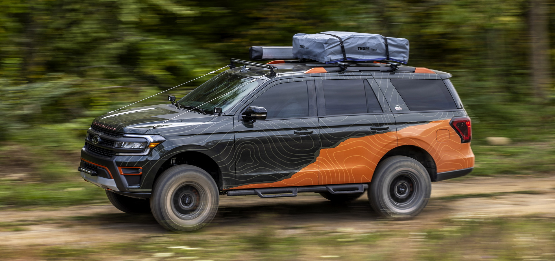 Ford Expedition Timberline OffGrid Concept Gets A Shower, A Fridge