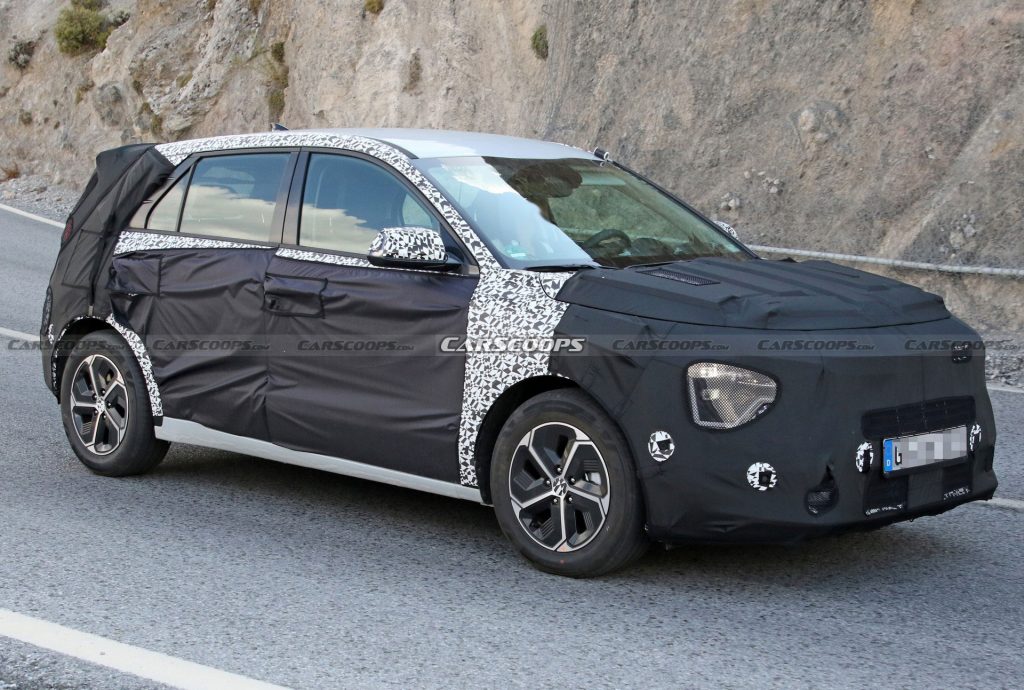 2023 Kia Niro Drops Camo And Reveals Its Production Headlights | Carscoops