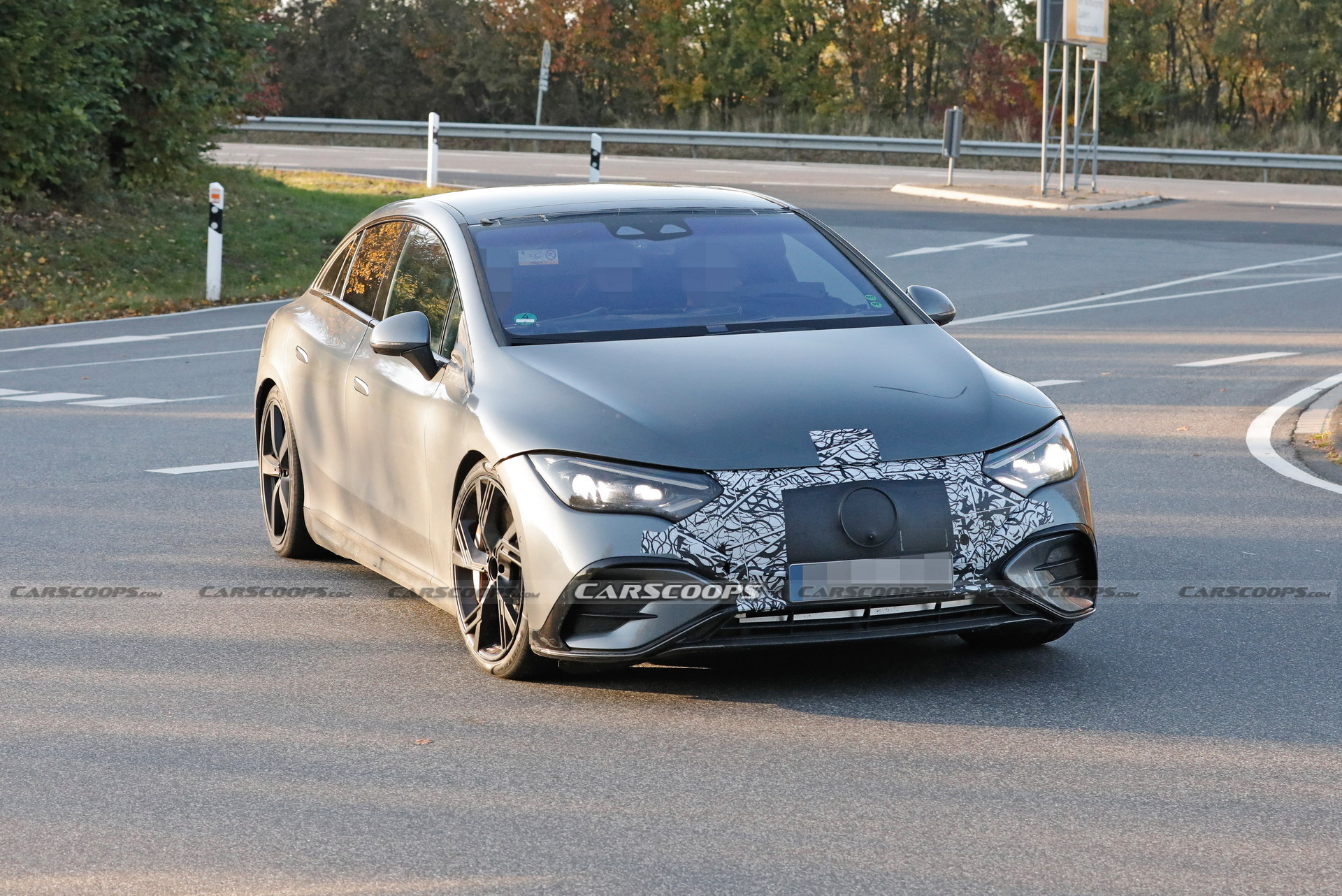 2023 Mercedes-amg Eqe 53 Spied Almost Undisguised With Different Wheel 