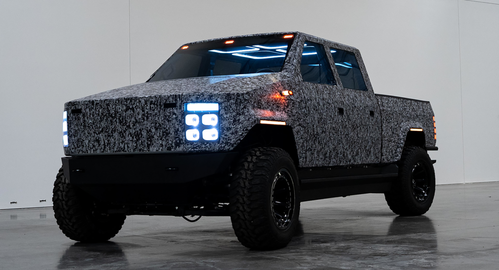  Atlis Reveals XT Electric Pickup Truck Prototype, Looks Like A Rational Cybertruck You Can Weld Out Of