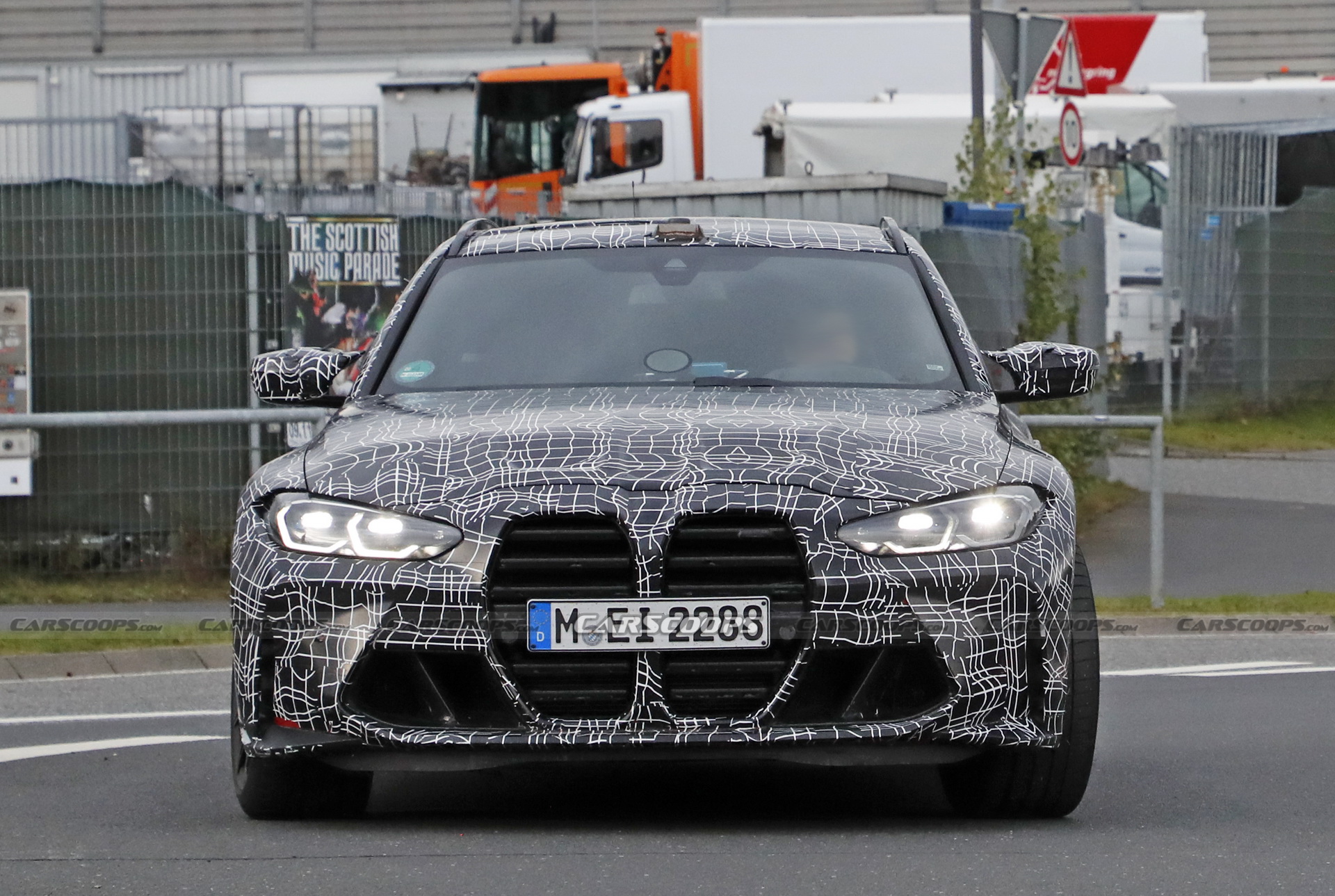 Check Out The 2023 BMW M3 Touring’s Brakes Glow As It Gets Pounded ...