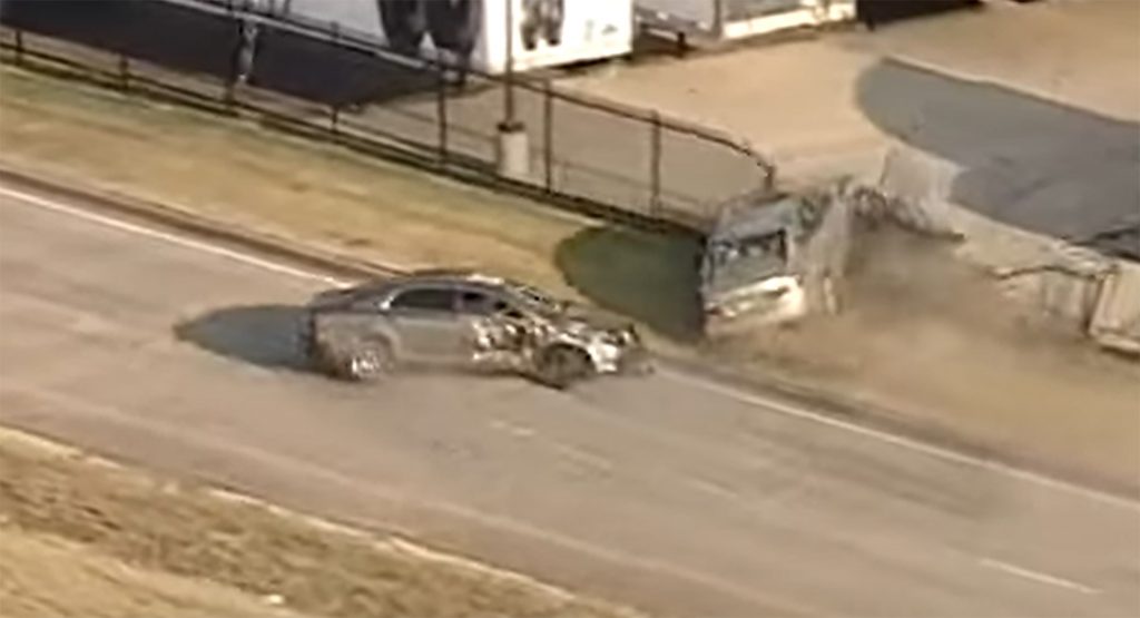  Chevy Malibu Driver Leads Cops In Chase, Fails After Crashing Into Another Car