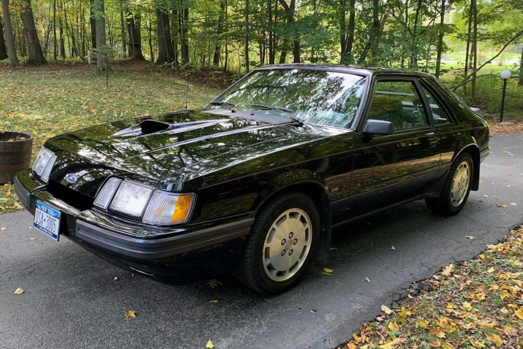 This 1986 Ford Mustang SVO Is An 1-Owner Car With Just 18,000 Miles On ...