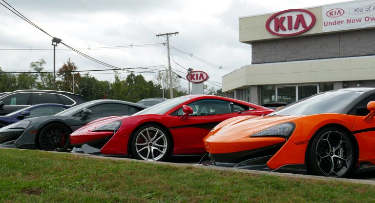 A Look Inside The Kia Dealership In New Jersey That Sells Lambos ...