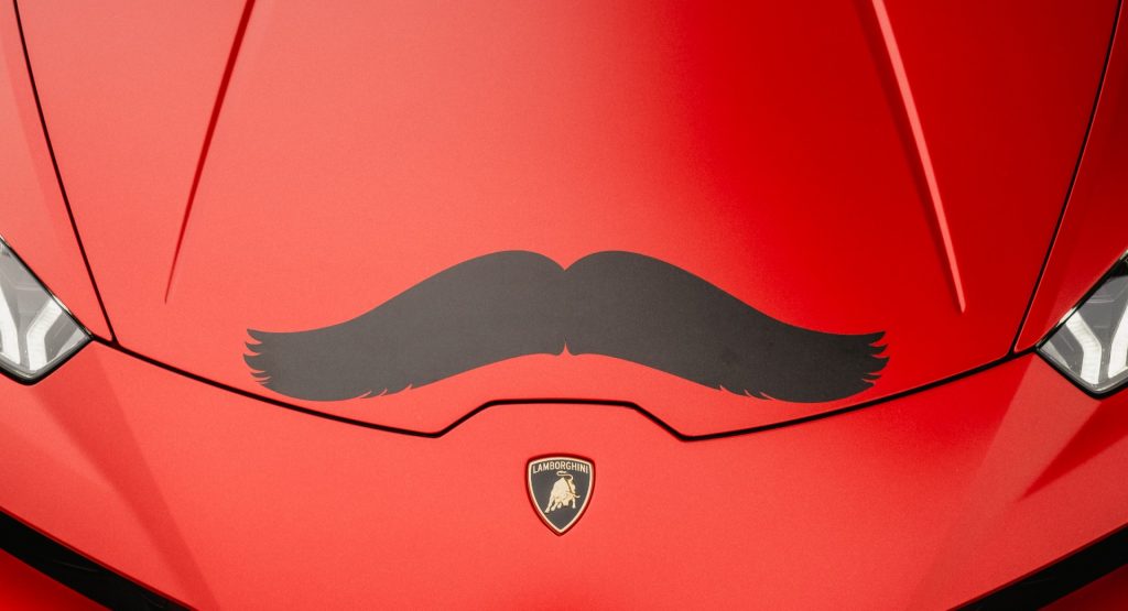  1,500 Lamborghinis Will Wear A Mustache For Movember Men’s Health Charity