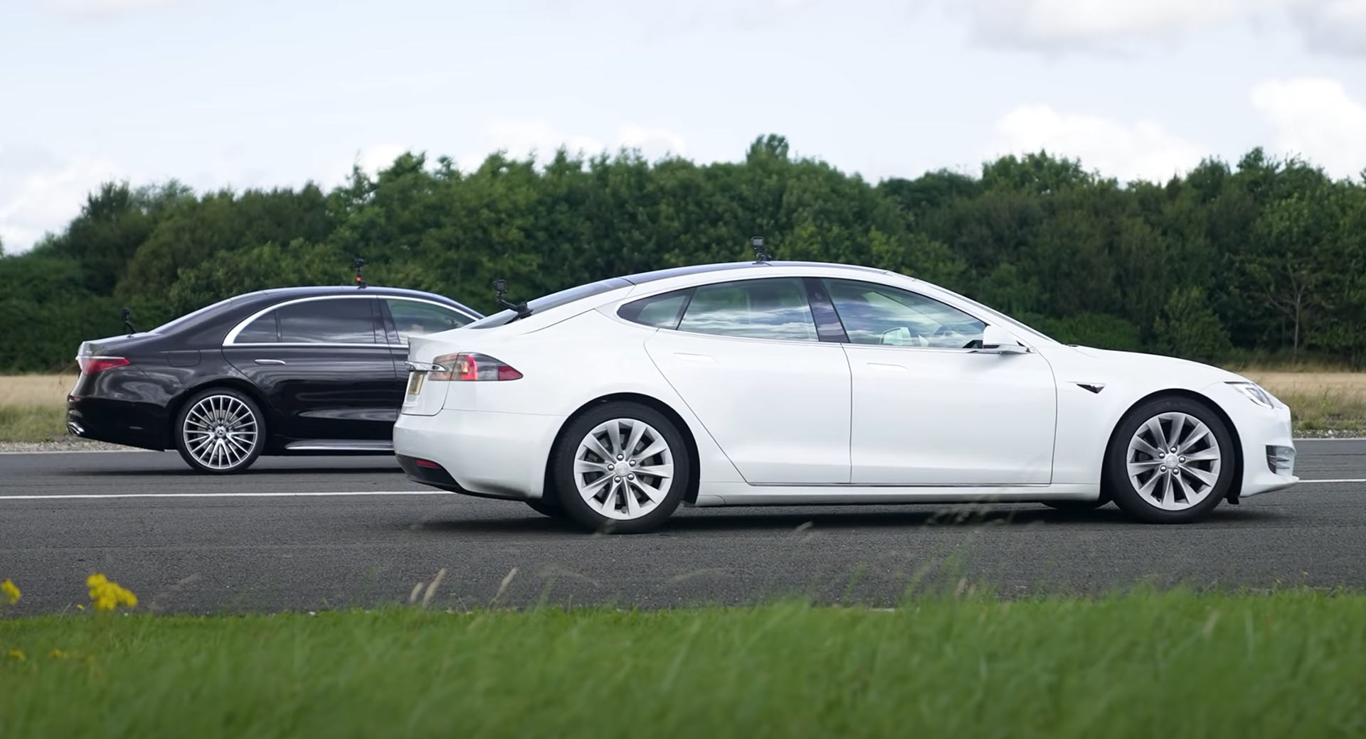 Tesla model s vs deals mercedes s class