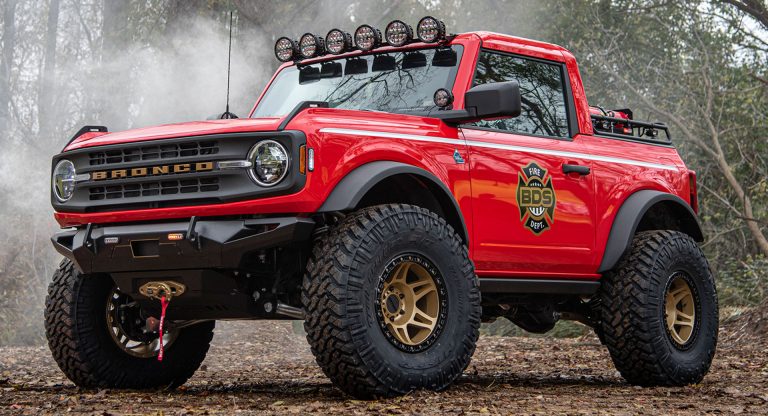 Ford Bronco Fire Command Pickup Debuts A Rugged Throwback | Carscoops