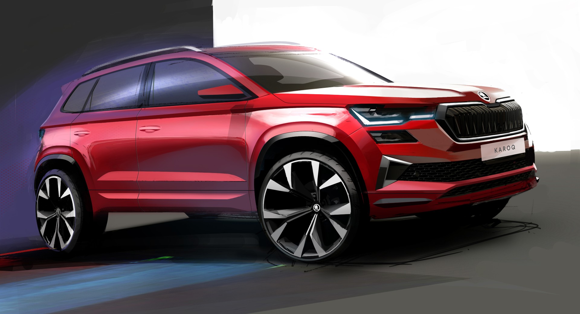 Skoda Previews Facelifted Karoq’s Sharper Styling With Official ...