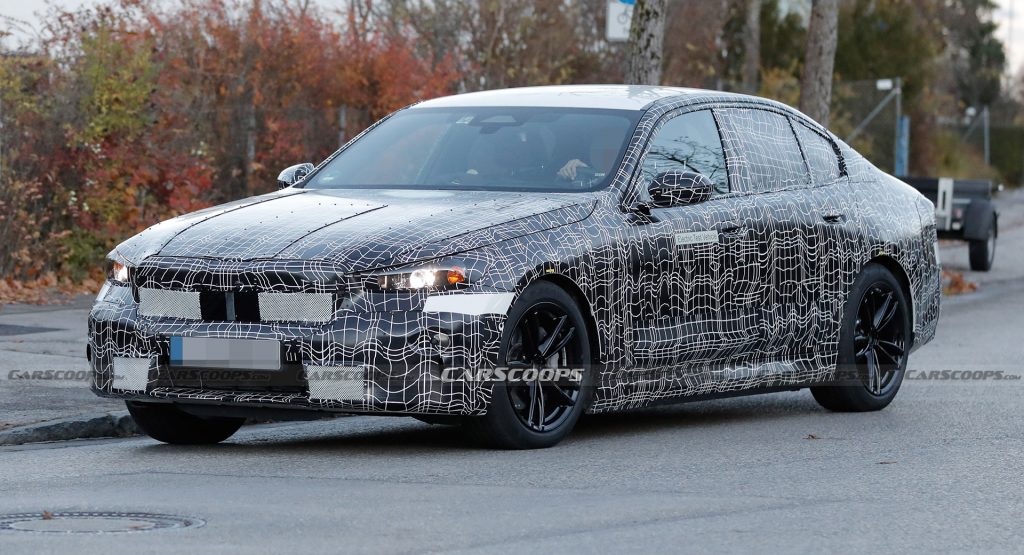  2023 BMW 5-Series’ All-Electric i5 Sibling Spied On Public Roads