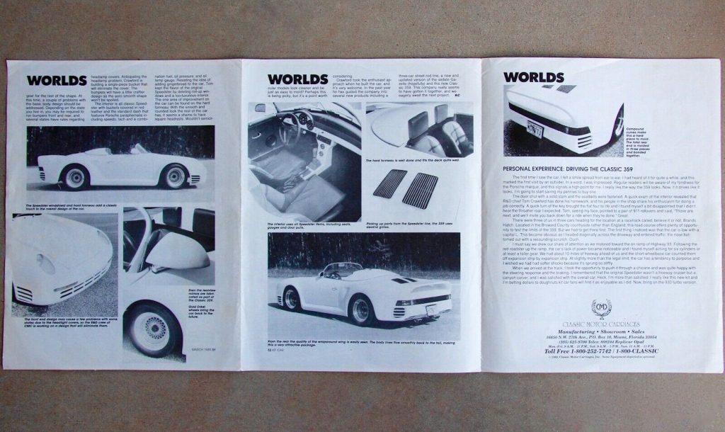 Porsche Never Built A 959 Speedster, So The Kit Car World Obliged ...