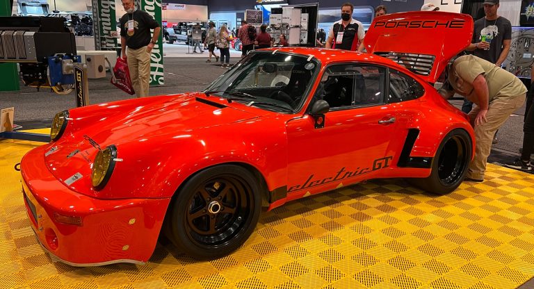 All-Electric Porsche 911 Has A Tesla Motor And A Custom Battery Pack ...