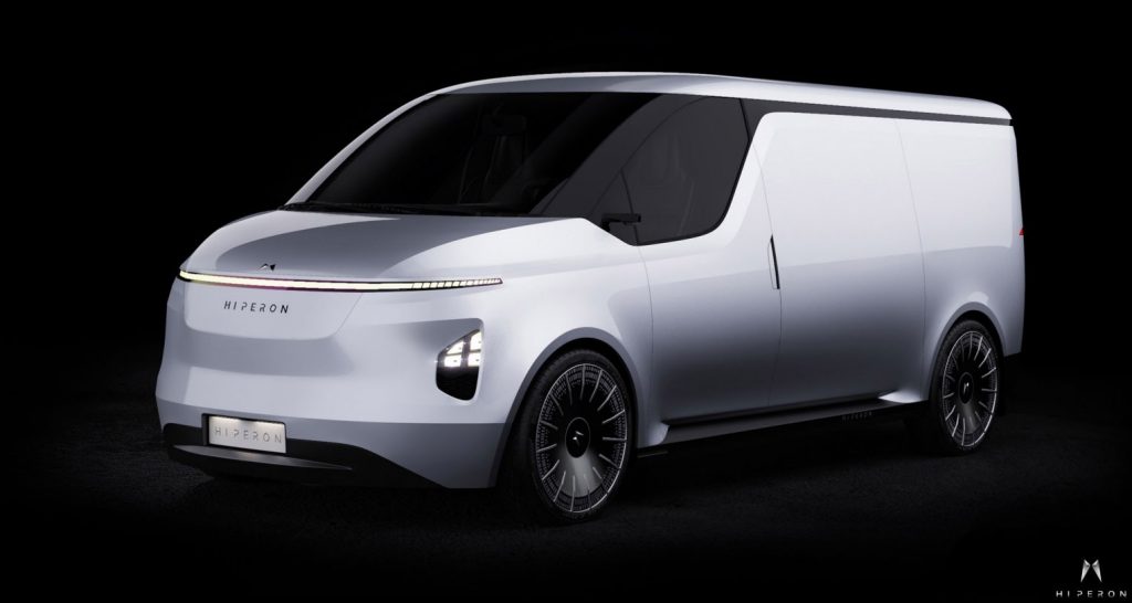 Hiperon Previews Their Sleek Electric Delivery Van With 199 Miles Of ...