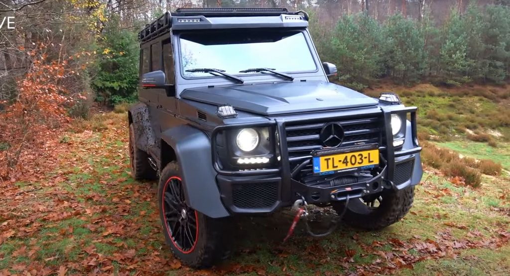  A Mercedes-Benz G500 4×4² Modified By Brabus Is The Ultimate Off-Roader