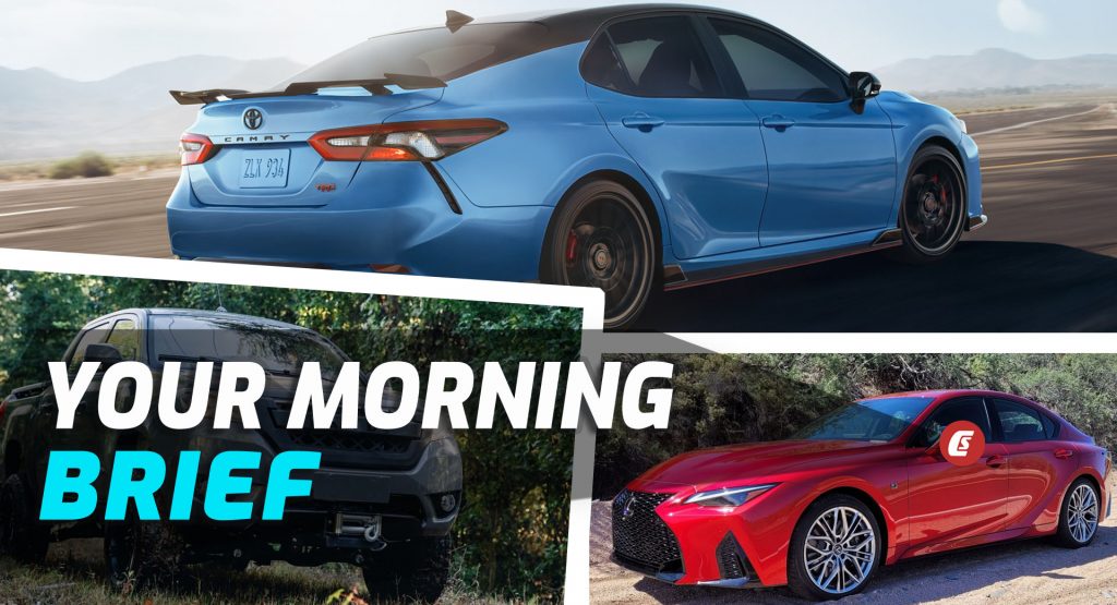 2023 Camry Colors Toyota Camry Gets New Colors Is F Beats Expectations And Kandi Utv Is A Truck Lookalike Your Morning Brief Carscoops