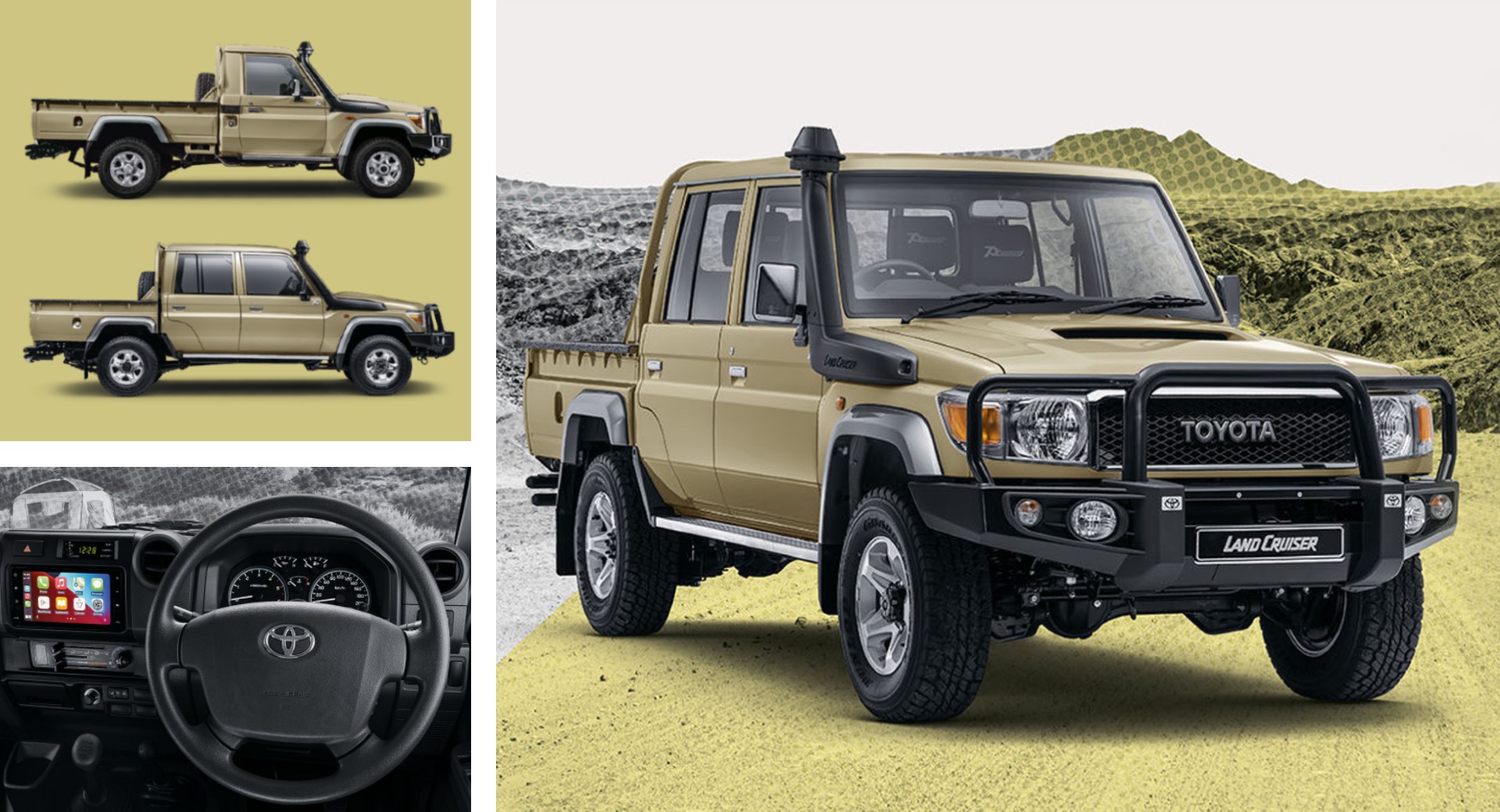 Toyota Land Cruiser 70 Series Gains 70th Anniversary Edition Pickups In