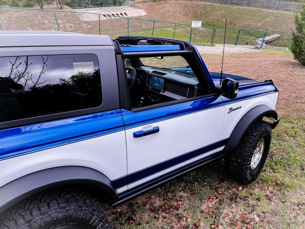 Retrolicious Two Tone Ford Bronco First Edition Sells For A Whopping