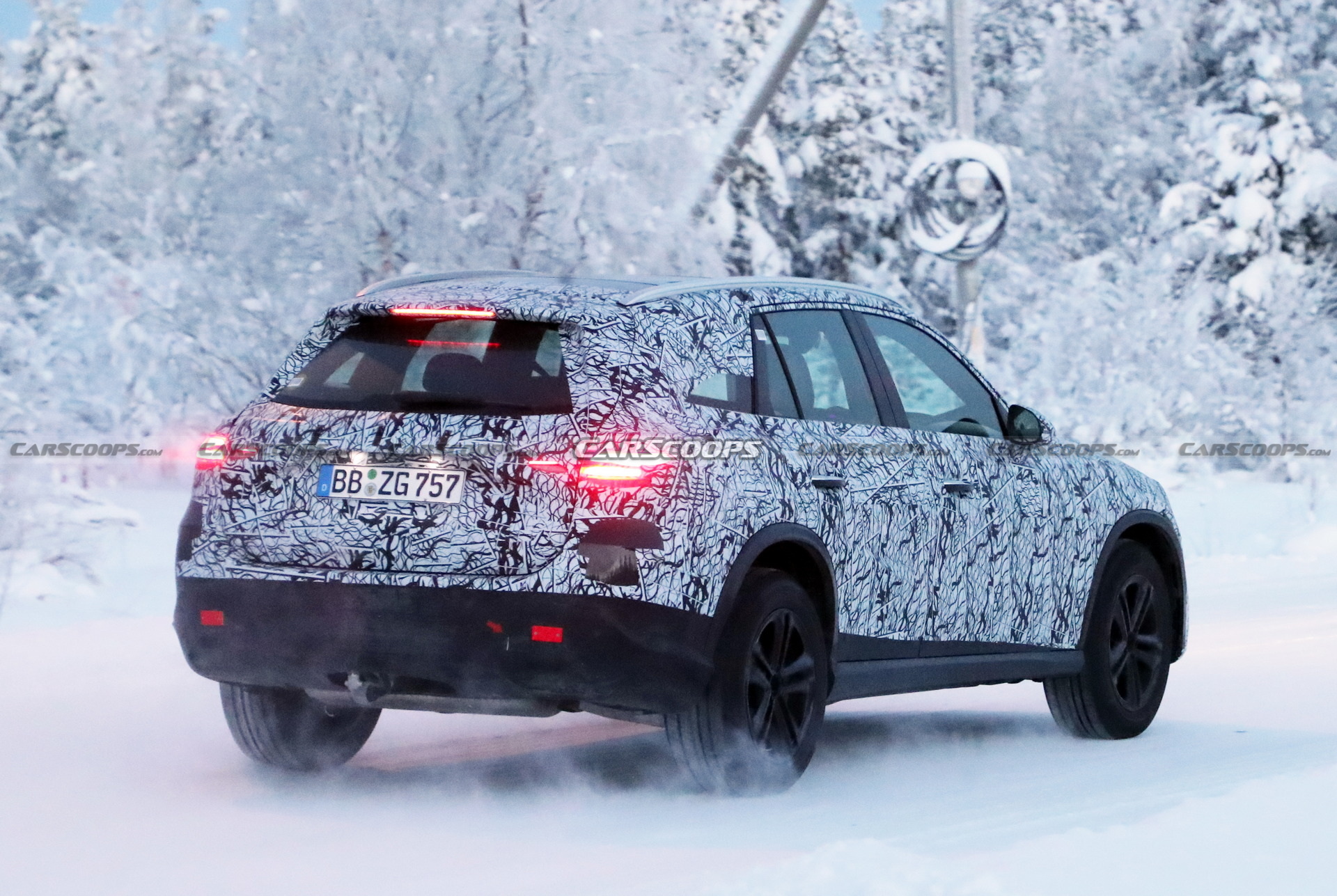 2023 Mercedes-Benz GLC Spied Showing More Of Its C-Class Inspired ...