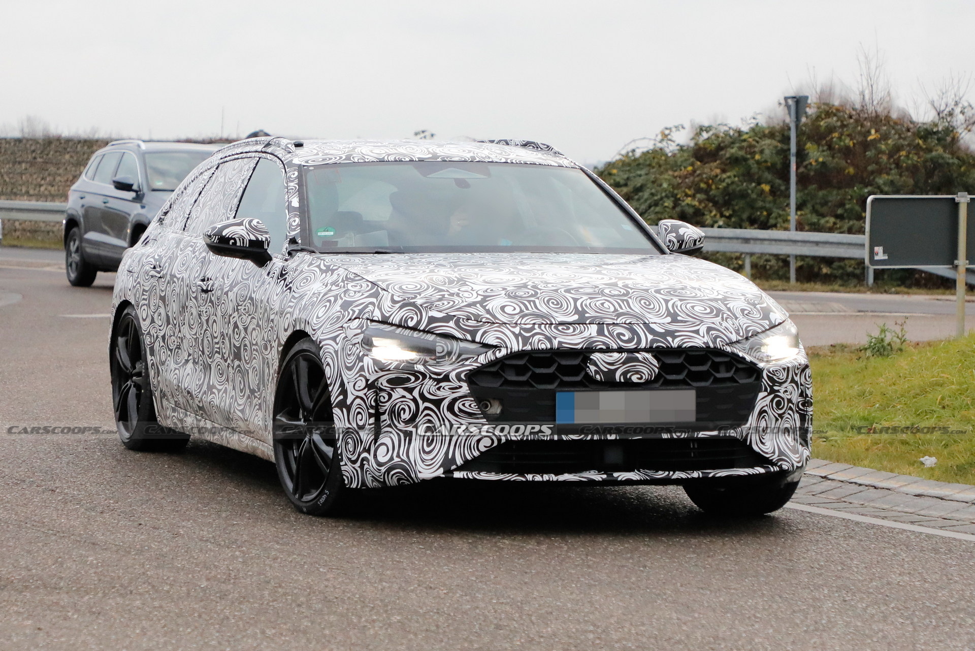 2024 Audi A4 Avant Spied Looking Like A Baby RS6 Carscoops